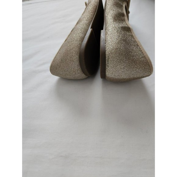 Xappeal Women's Gold TINE Classic Round Toe Bow Ballet Flat Shoes Size 10M - Picture 14 of 16